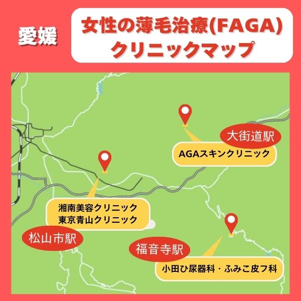 愛媛FAGAクリニックマイマップ