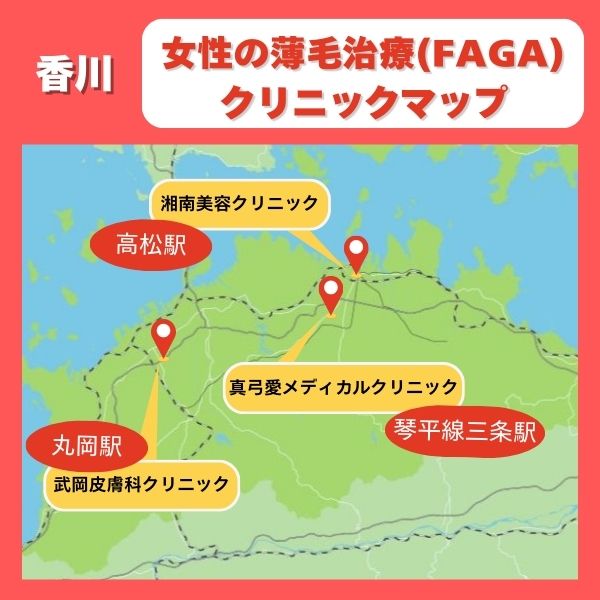 香川FAGAクリニックマイマップ