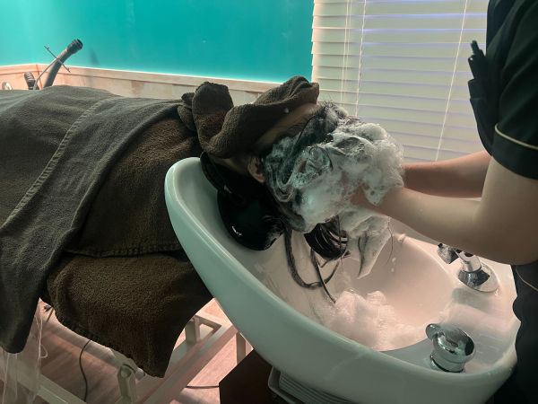 シャンプー風景