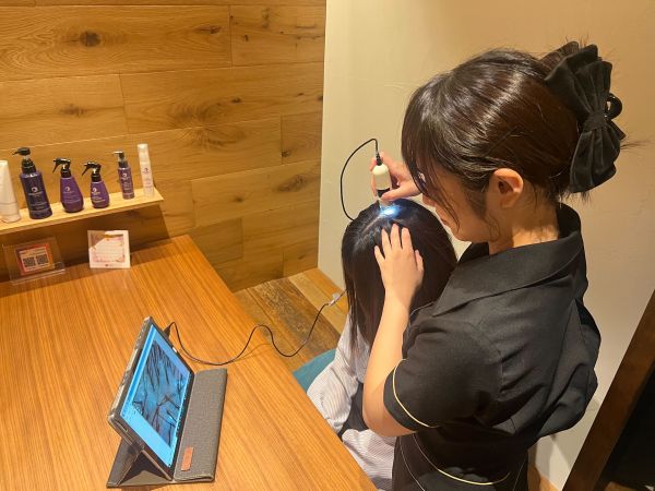 毛穴チェックスコープ画像